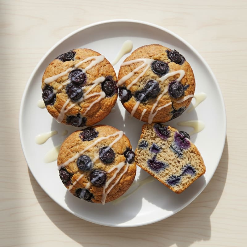 Blueberry Protein Power Muffins