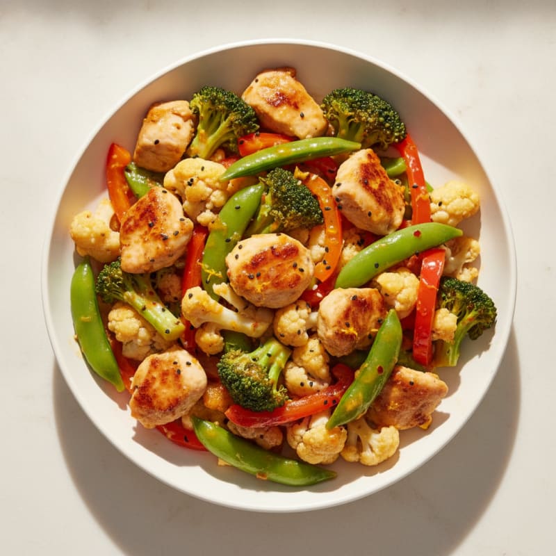 Orange Glazed Chicken Stir-Fry