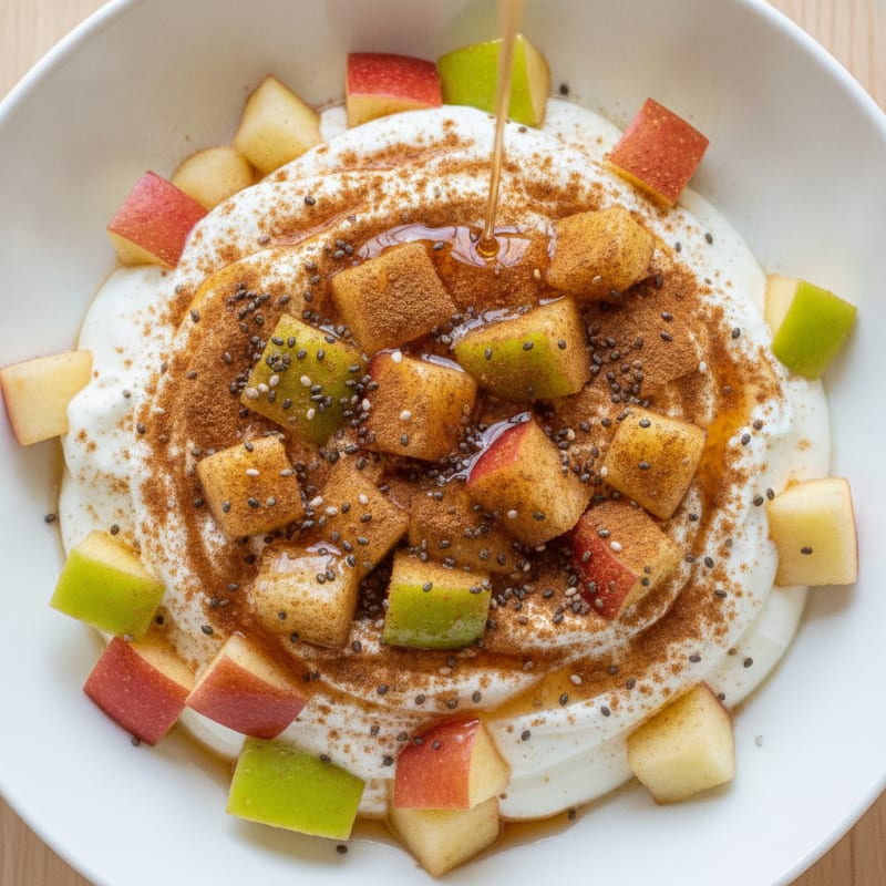 Apple Cinnamon Yogurt Bowl