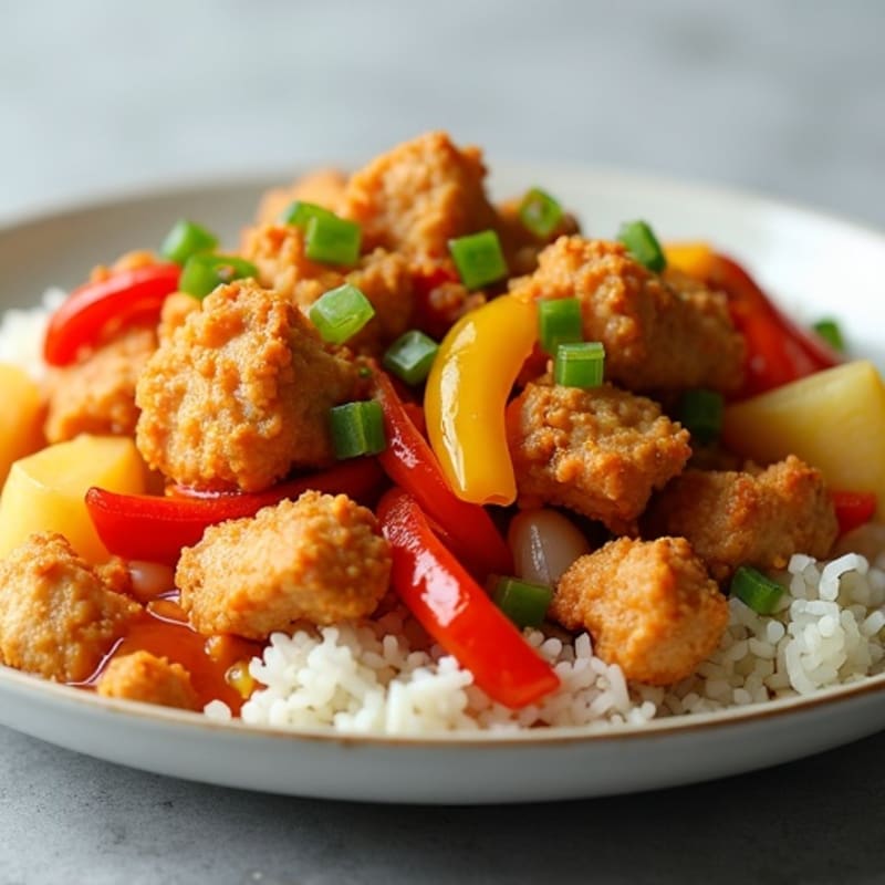 Crispy Sweet and Sour Chicken Stir-Fry