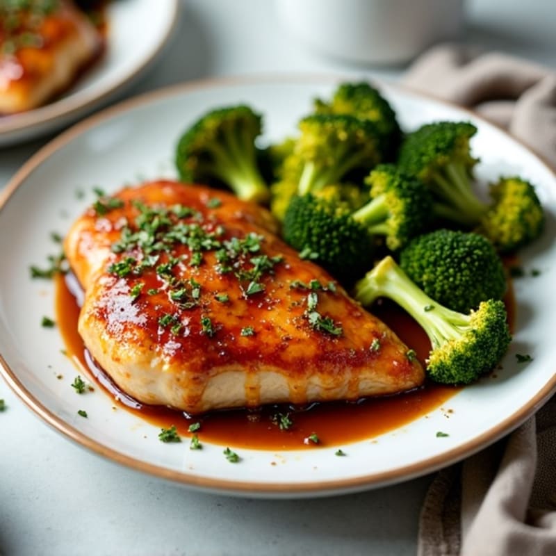 Sheet Pan Teriyaki Chicken and Crispy Broccoli