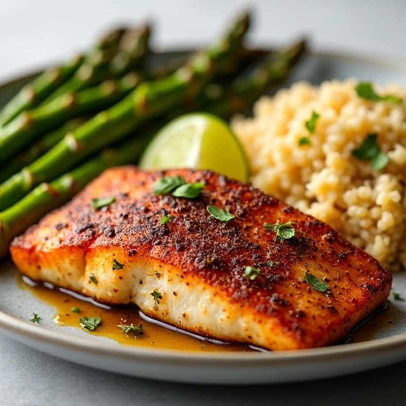Crispy Blackened Catfish with Spicy Herb Seasoning
