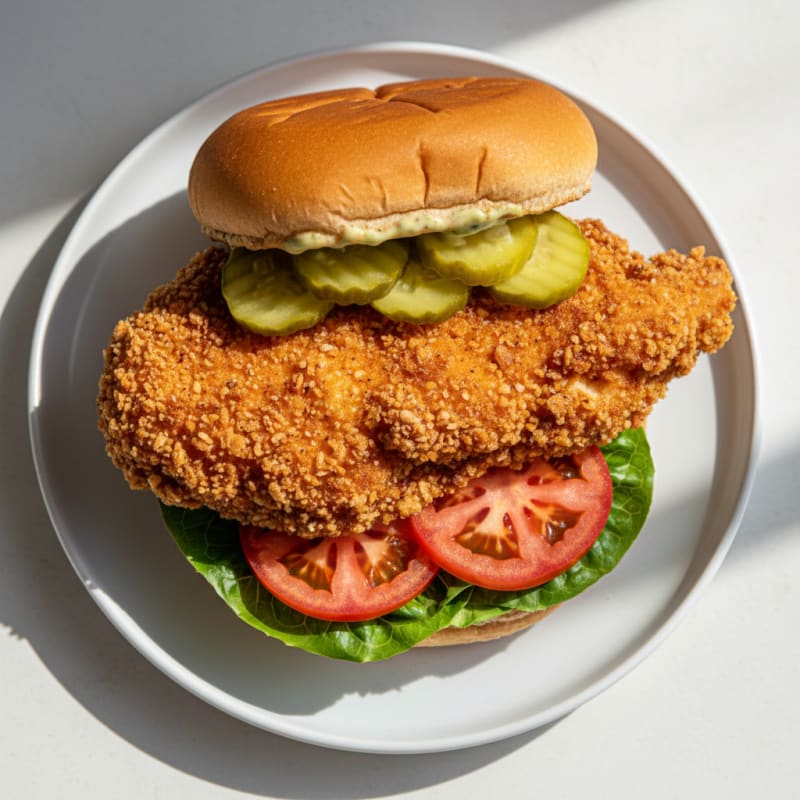 Crispy Buttermilk Fried Chicken Sandwich
