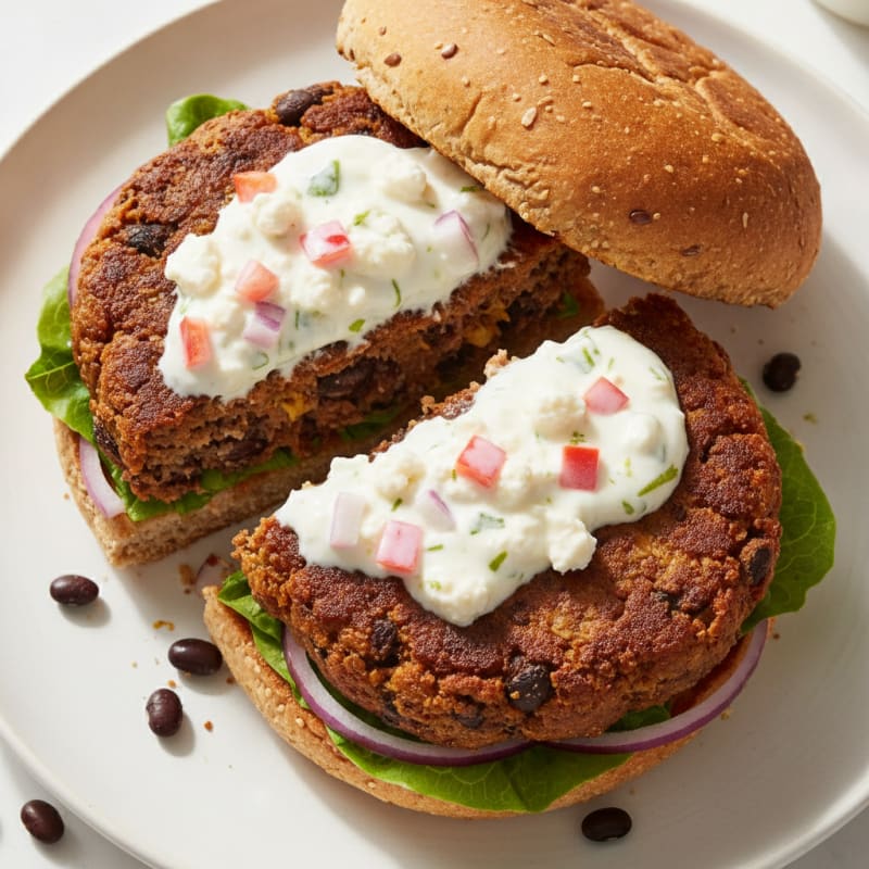 Hearty Black Bean Burgers