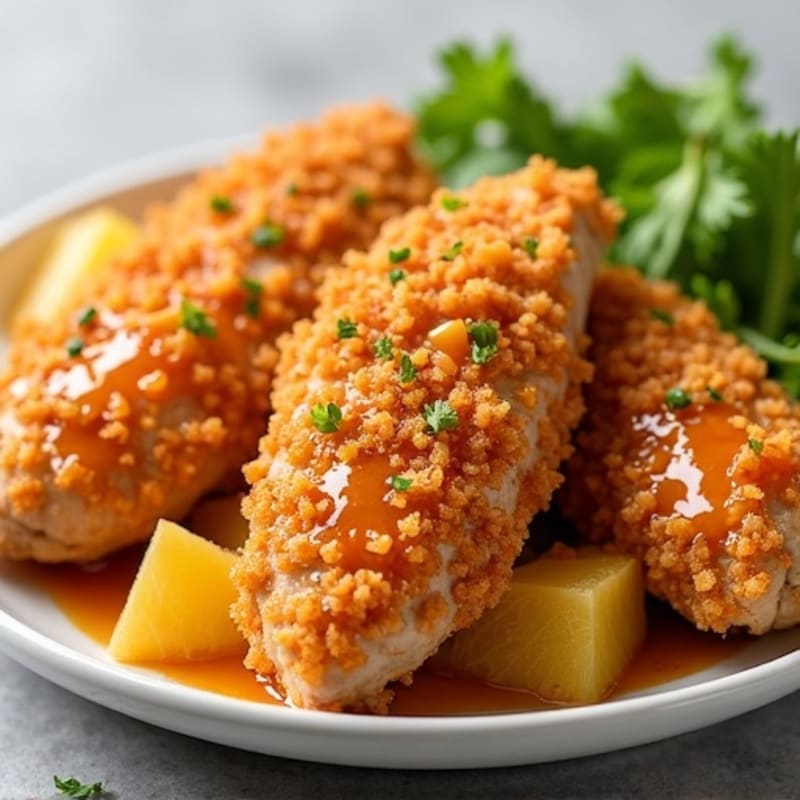 Crispy Baked Sweet and Sour Chicken