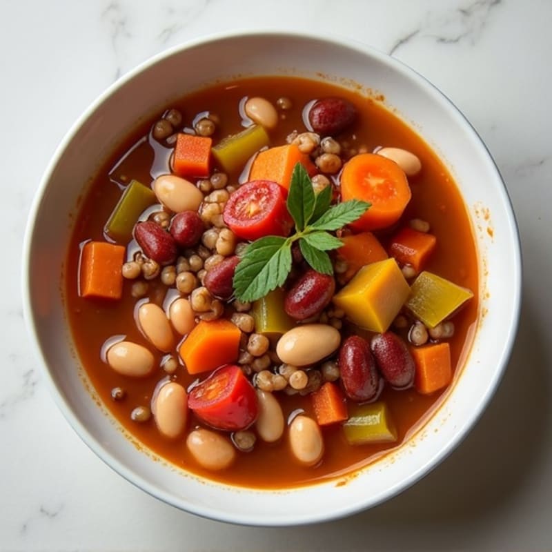 Wholesome Hearty Bean and Vegetable Stew