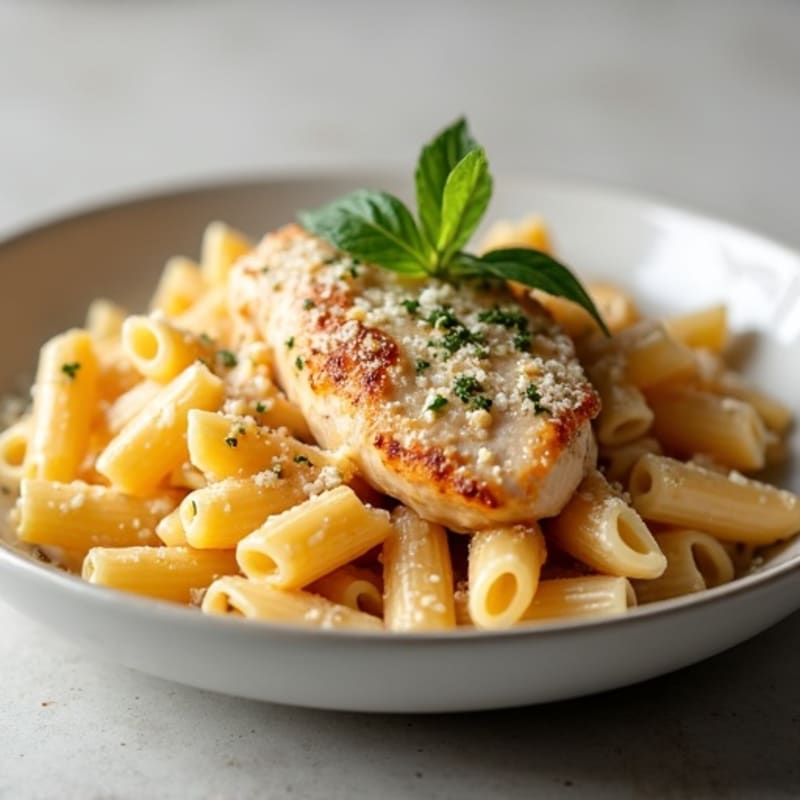 Creamy Garlic Parmesan Chicken Pasta