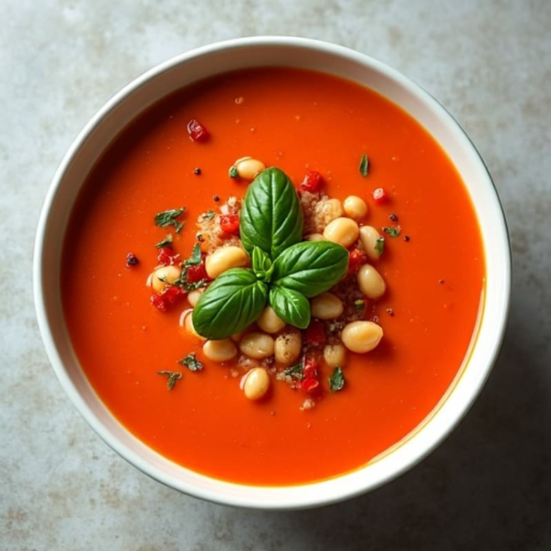 Creamy Roasted Tomato Basil Soup