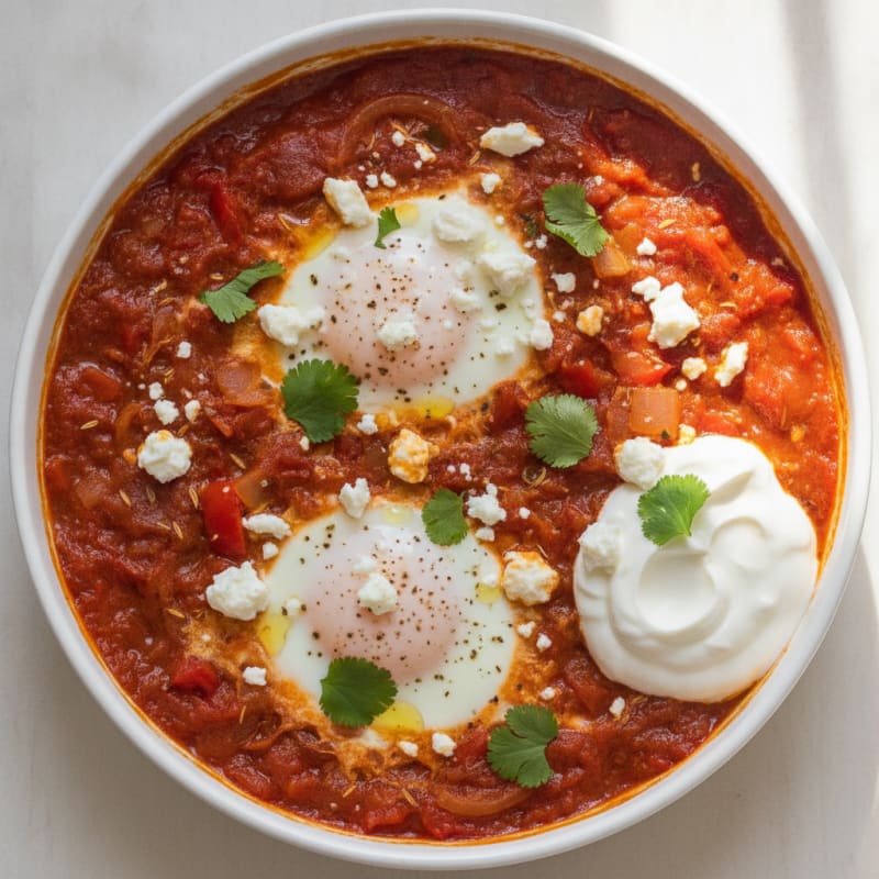 Shakshuka with Feta and Herbs