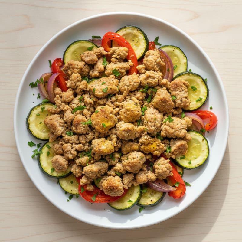 Savory Turkey Crumble Plate