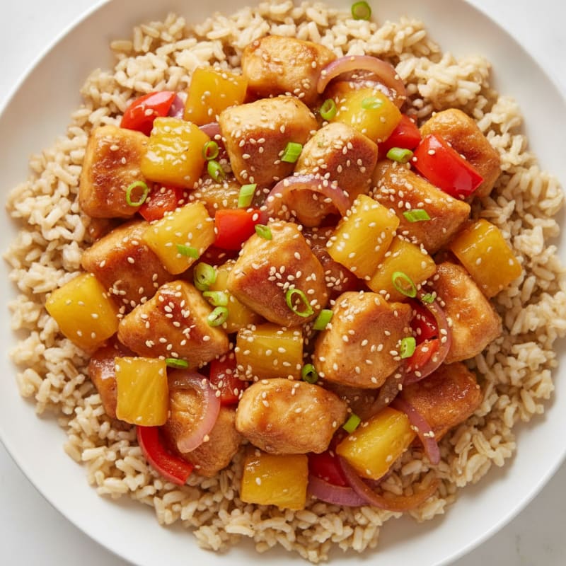 Sweet and Sour Chicken with Pineapple