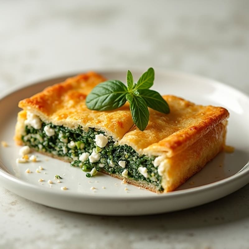 Crispy Spinach and Feta Phyllo Pie