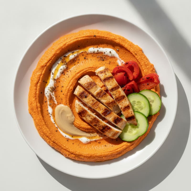 Roasted Red Pepper Hummus