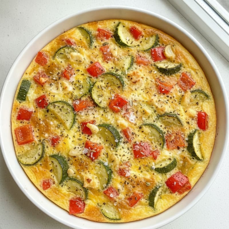 Baked Eggs with Roasted Vegetables