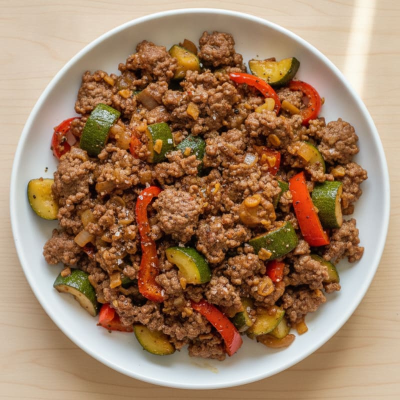 Ground Beef and Vegetable Skillet