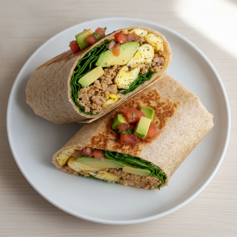 Ultimate Loaded Breakfast Burrito