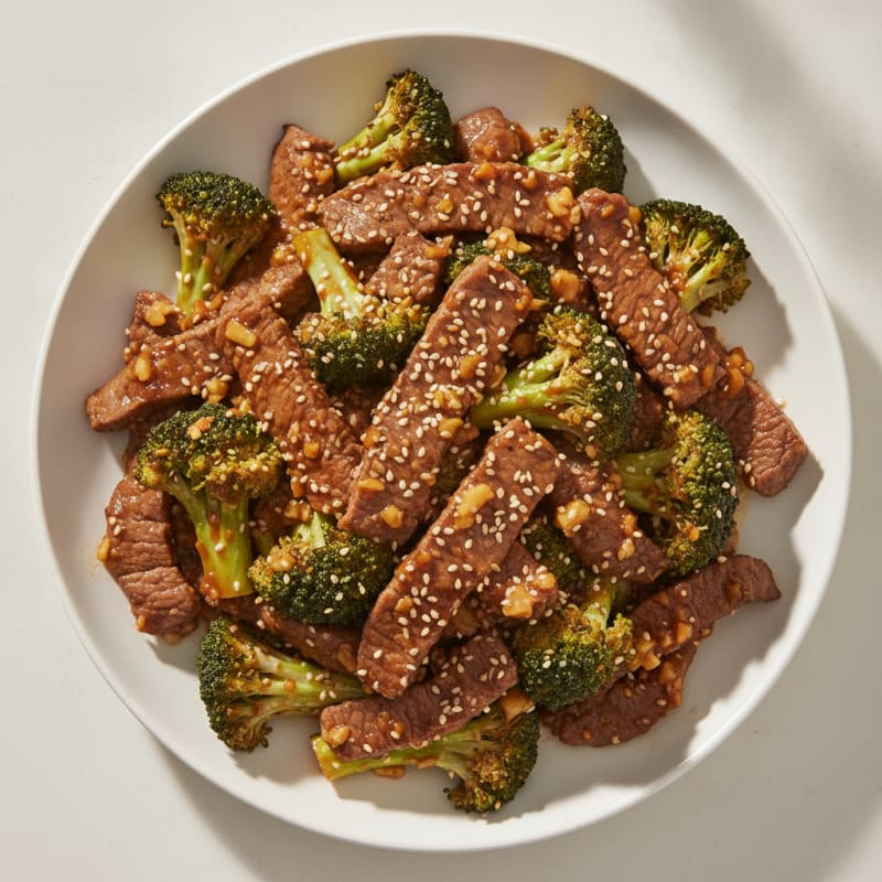 Sesame Beef & Broccoli Stir-Fry