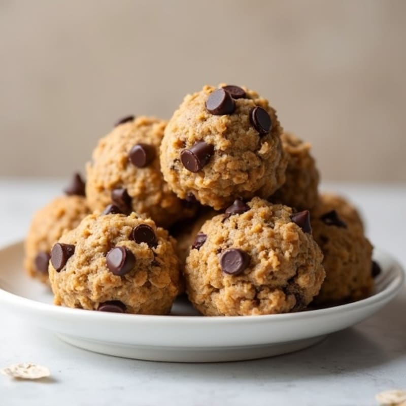 Healthy Protein-Packed Chocolate Chip Cookie Dough Bites