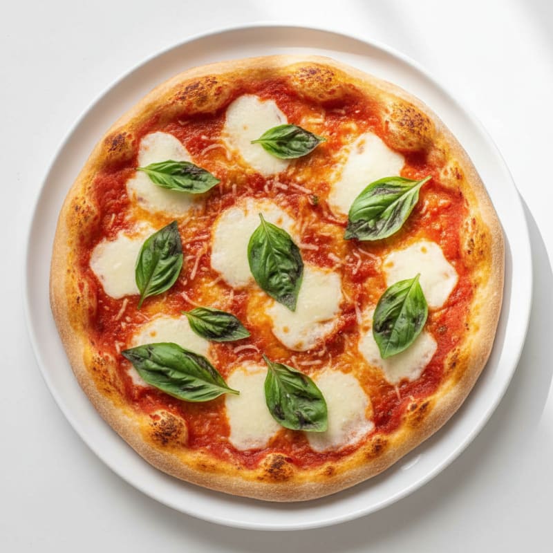 Classic Margherita Pizza with Fresh Basil
