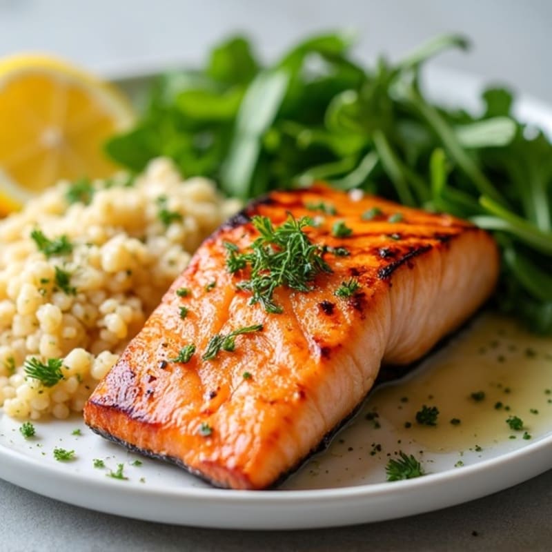 Lemon Herb Grilled Salmon