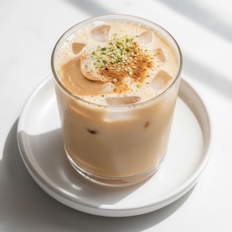 Vanilla Almond Protein Iced Latte