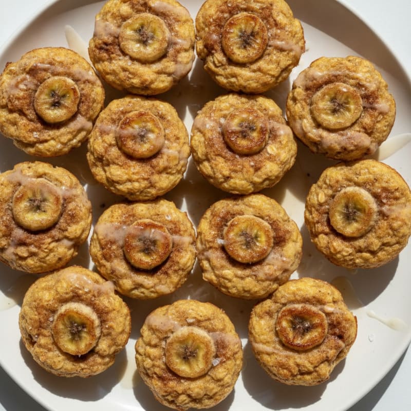 Baked Banana Oat Egg Cups