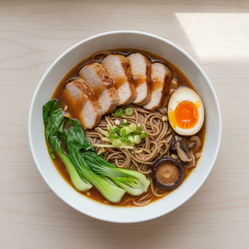 Savory Pork Ramen Bowl