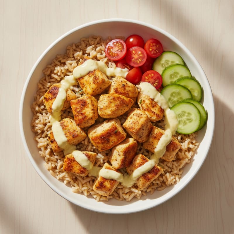 Chicken Shawarma Rice Bowl