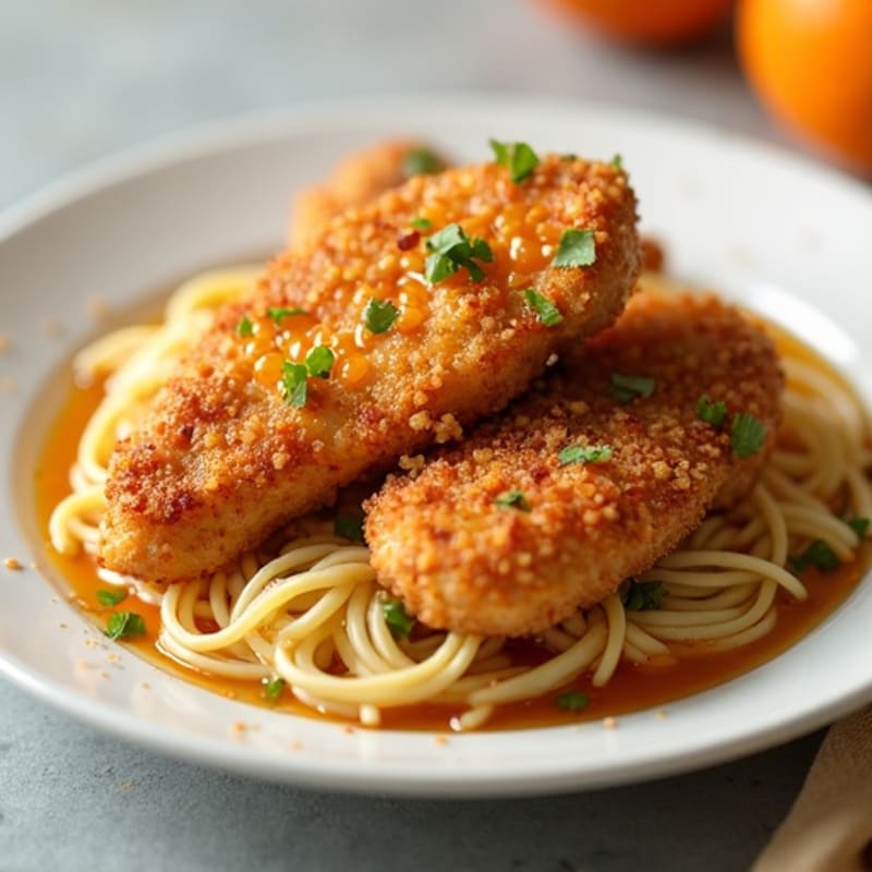 Crispy Baked Orange Chicken