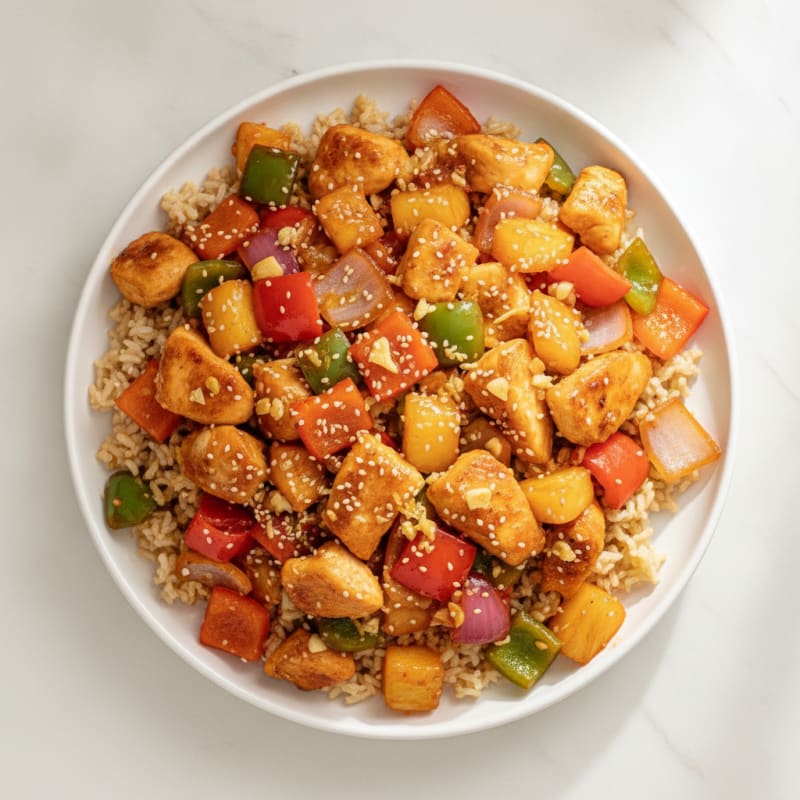 Sweet and Sour Chicken Stir-Fry