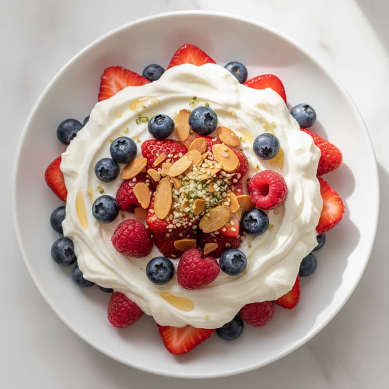 Creamy Greek Yogurt Protein Parfait with Mixed Berries