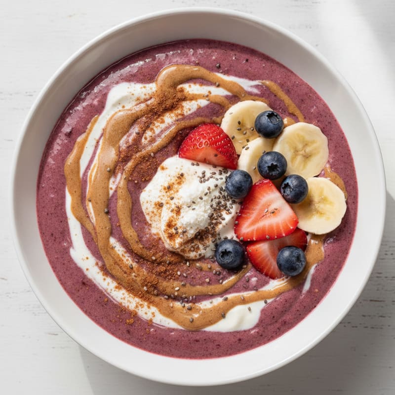 Berry Banana Protein Smoothie