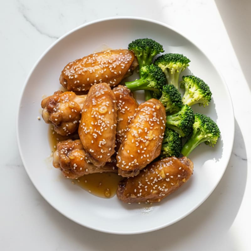 Honey-Garlic Glazed Chicken Wings