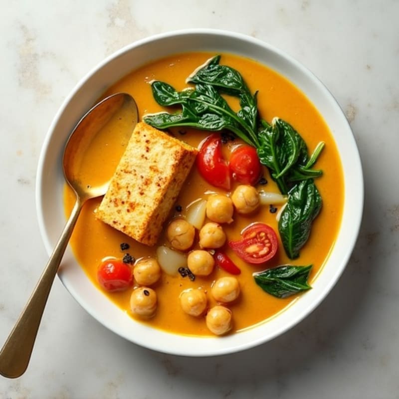 Creamy Coconut Chickpea Curry Stew