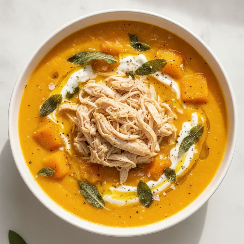 Roasted Pumpkin and Sage Soup