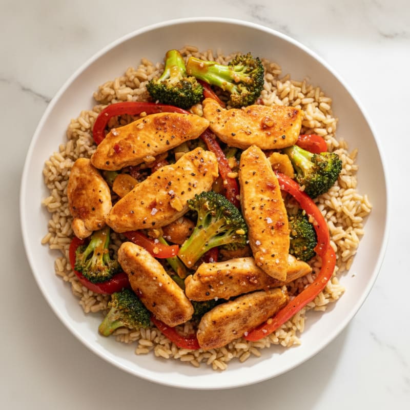 Chili Garlic Chicken Stir-Fry