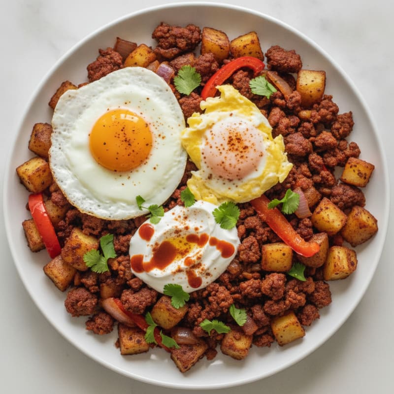 Spicy Chorizo and Potato Hash