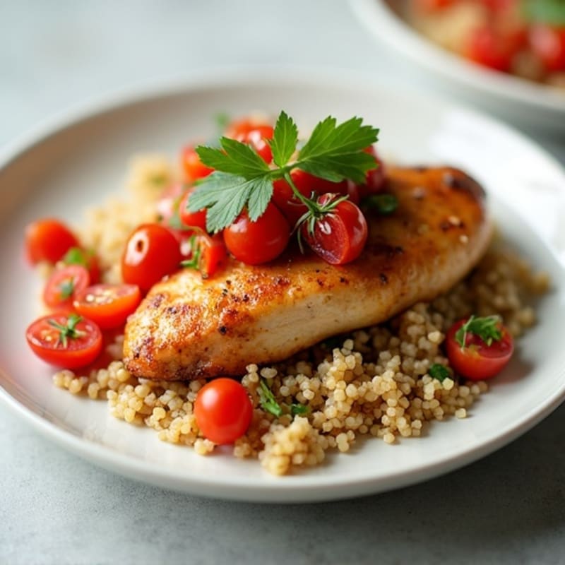 Zesty Lime-Cilantro Chicken with Fresh Tomato Salsa