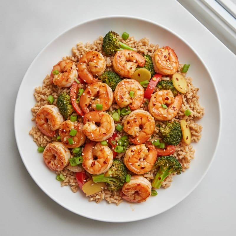 Chili-Garlic Shrimp Stir-Fry