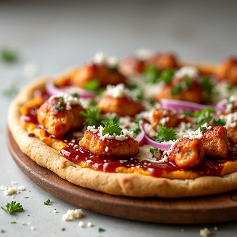 Crispy BBQ Chicken Flatbread Pizza
