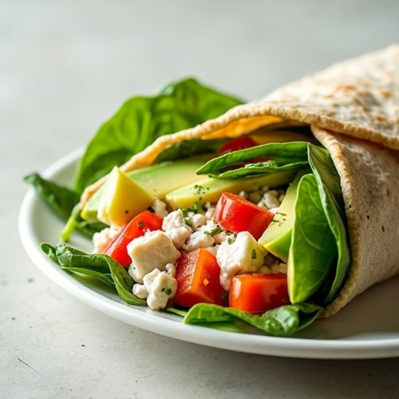Fresh Herb-Tuna Salad Wrap