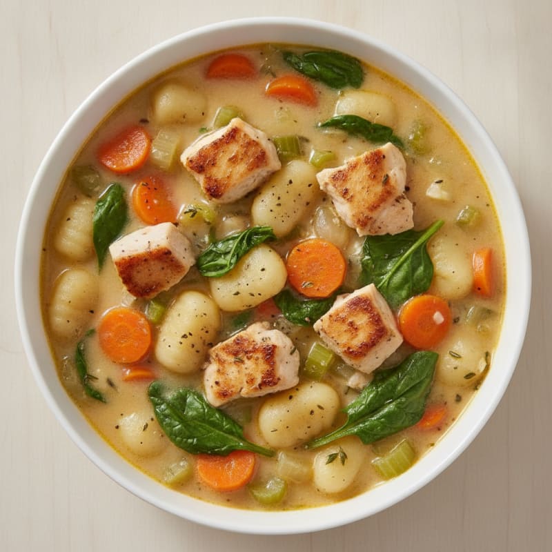Chicken Gnocchi Vegetable Soup