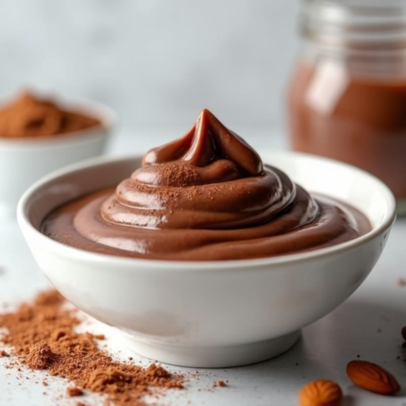 Silky Chocolate Protein Pudding with Greek Yogurt