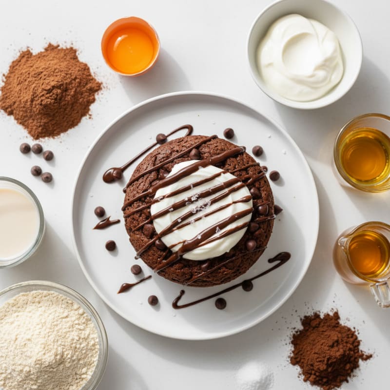 Creamy Chocolate Protein Mug Cake
