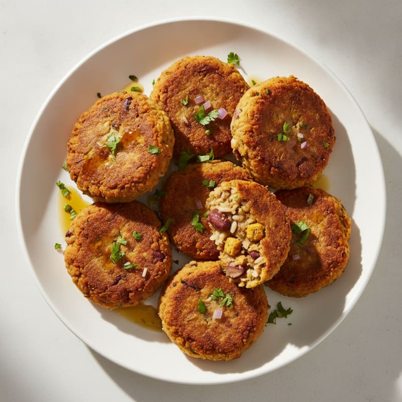 Soya Bean and Rice Patties