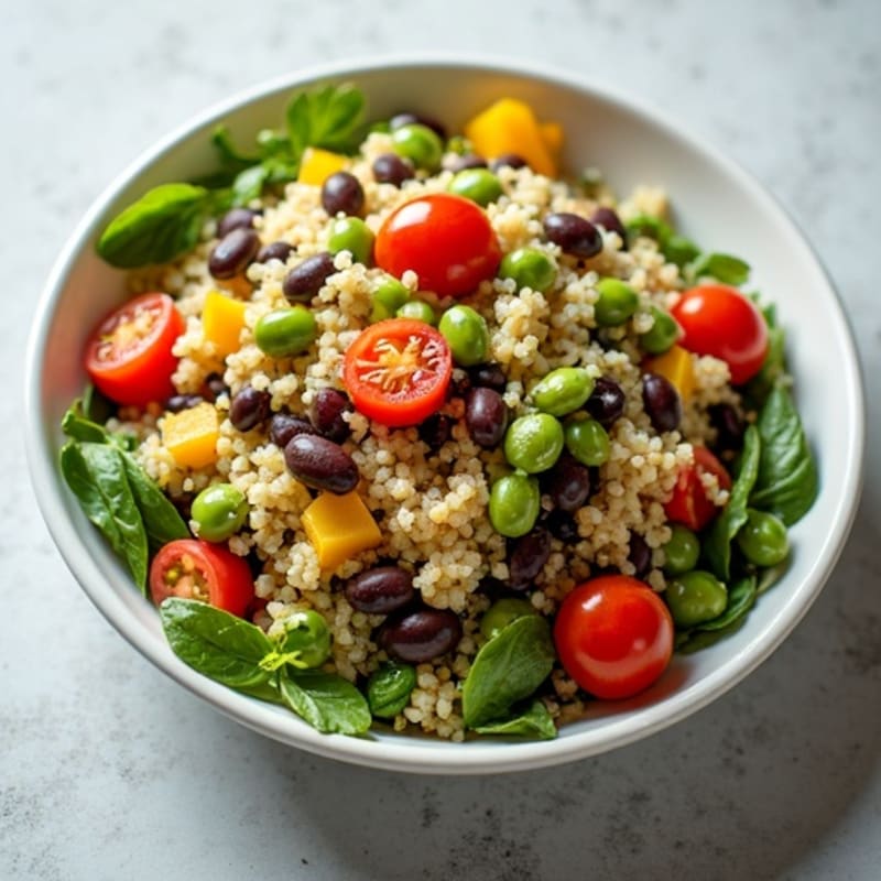 Fresh Quinoa Black Bean Salad