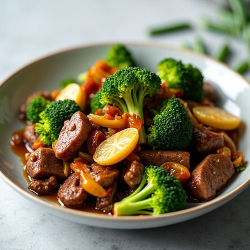 Ginger-Garlic Beef and Broccoli Stir-Fry