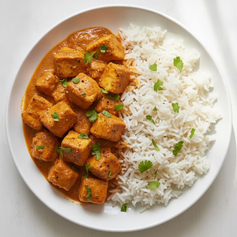 Spiced Butter Chicken with Basmati Rice