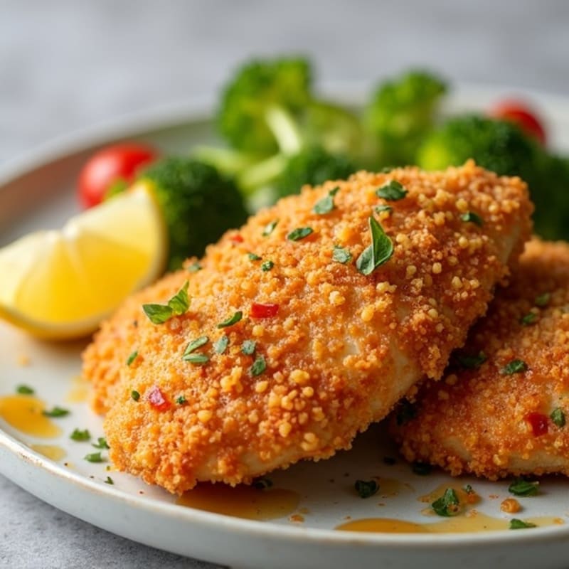 Crispy Baked Honey-Garlic Chicken