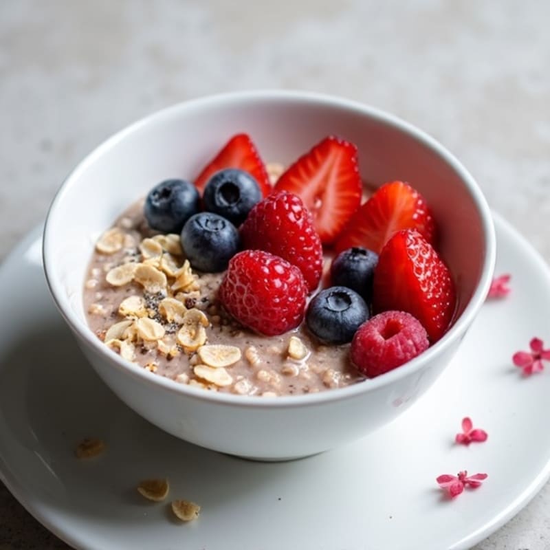 Creamy Protein-Packed Berry Overnight Oats